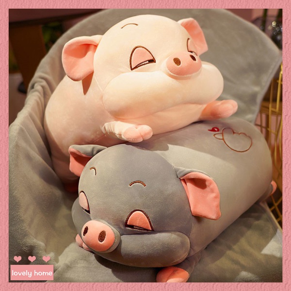 【lovely home】網紅可愛小豬毛絨玩具豬公仔抱枕布娃娃玩偶布偶女孩兒童生日禮物
