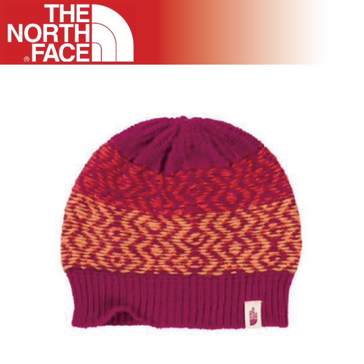 【The North Face 編織保暖帽《紫紅/瓜紅》】CLM8/毛帽/戶外/休閒/賞雪/悠遊山水