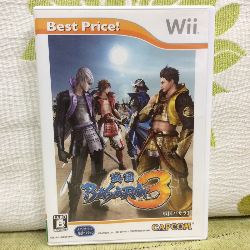 Wii 日版戰國basara 3 Wii U 主機可玩任天堂the Best版 蝦皮購物