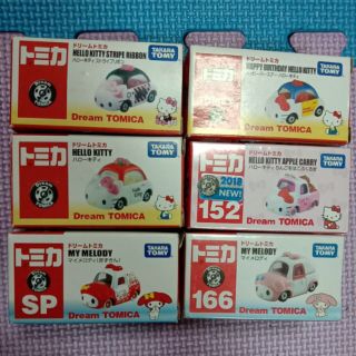 DREAM TOMICA トミカ 多美小汽車 三麗鷗 hello kitty 美樂蒂聯名款 5/9更新款式/數量