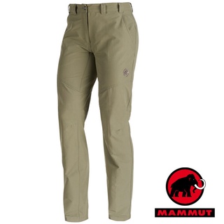 【MAMMUT 長毛象】女 款彈性透氣排汗長褲 Hiking Pants .休閒長褲.登山褲 白雲石灰 11240