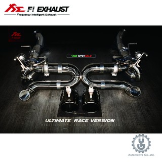 FI 高流量帶三元催化頭段 當派 排氣管 法拉利 Ferrari 458 Speciale 底盤【YGAUTO】