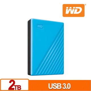 WD 威騰 My Passport 2TB(藍) 2.5吋行動硬碟原價3490(省1300)