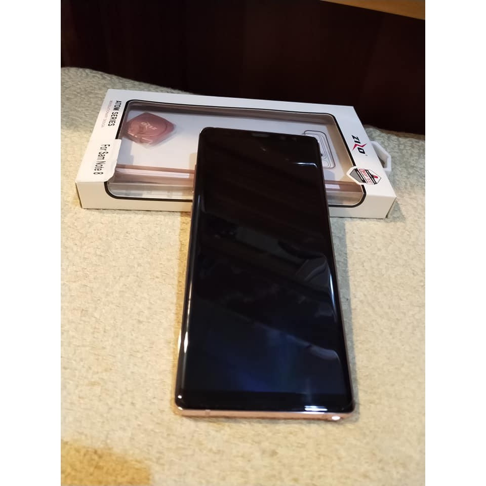 Samsung 三星 note8 粉色 64g 二手 9成新 盒子完美無缺 (配件剩下轉接頭2顆唷~)