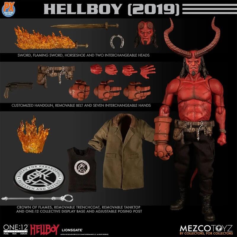 全新現貨 Mezco 地獄怪客 豪華版本 Hellboy