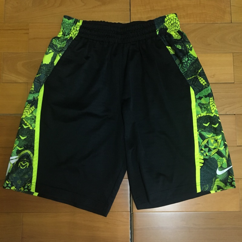 Nike Kobe 黑曼巴 蛇紋 黑綠 籃球褲