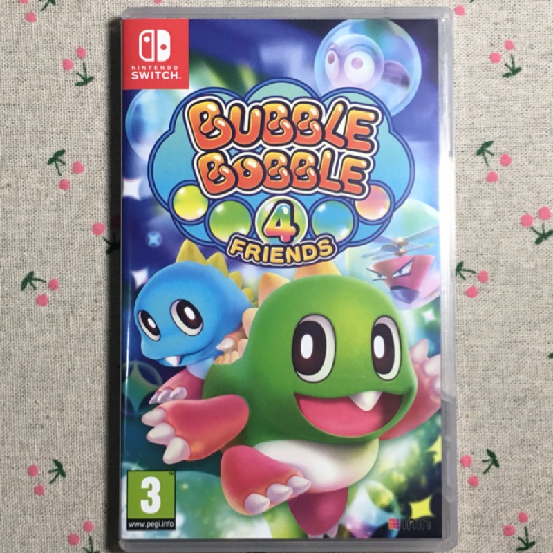 【阿杰收藏】泡泡龍4 中文版【NS二手】Friends Bubble Bobble 4 Switch 中古實體遊戲片