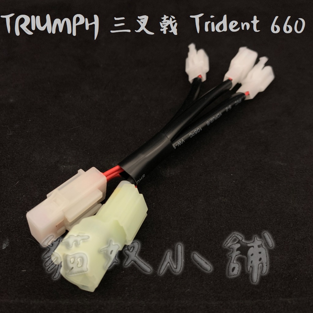 [貓奴小舖] TRIUMPH 三叉戟 Trident 660 原廠預留 鎖頭ACC 電門ACC 引出線組 取電線組