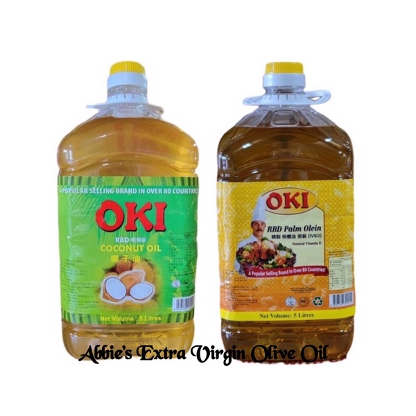 OKI 5公升（5L)精製椰子油、精製棕櫚油（可混搭）