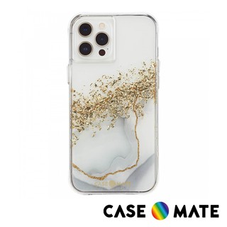 【美國Case-Mate】iPhone 15 14 13 Pro Max Karat Marble鎏金石紋防摔抗菌保護殼