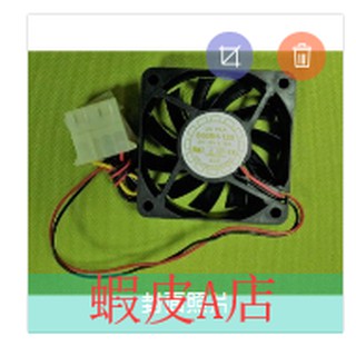 【蝦皮A店】(6公分 DC12V 風扇) 大流量 長壽型高速滾珠軸承風扇 大4P 接頭
