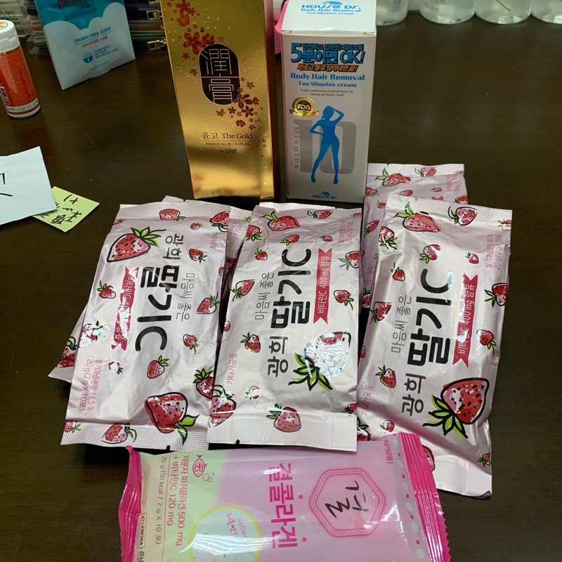 韓國草莓膠原蛋白粉6包