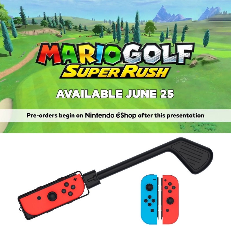 副廠JYS NS SWITCH 瑪莉歐 瑪利歐高爾夫 GOLF 高爾夫球桿