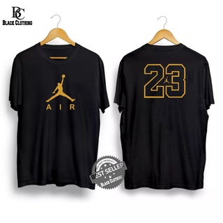 最新酷酷酷男式 T 恤 Jordan Air 23 前後金色優質