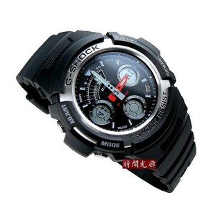 有發票 實體店面【時間光廊】CASIO 卡西歐 G-SHOCK 多功能雙顯 運動錶 全新原廠公司貨 AW-591-1A