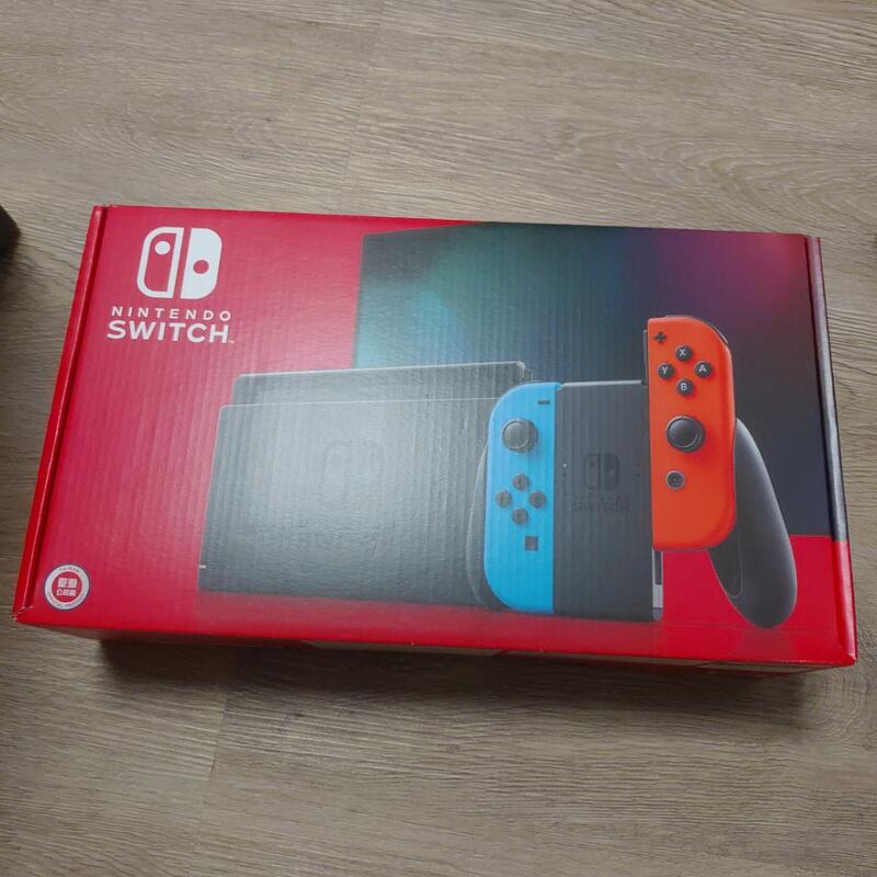 交換禮物 首選 SWITCH 二手原廠主機紙箱 空盒 外盒 紙盒