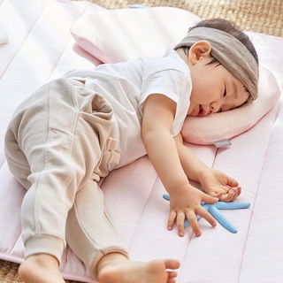 [正韓] 韓國BABYMUFFIN 0℃透氣清爽嬰兒記憶枕｜嬰兒枕頭｜寶寶枕頭｜兒童枕｜溢奶枕｜矯正頭型枕｜涼爽透氣枕