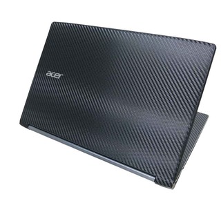 【Ezstick】ACER Swift5 SF514-51 黑色卡夢紋機身貼 (含上蓋+鍵盤週圍+底部貼) DIY包膜