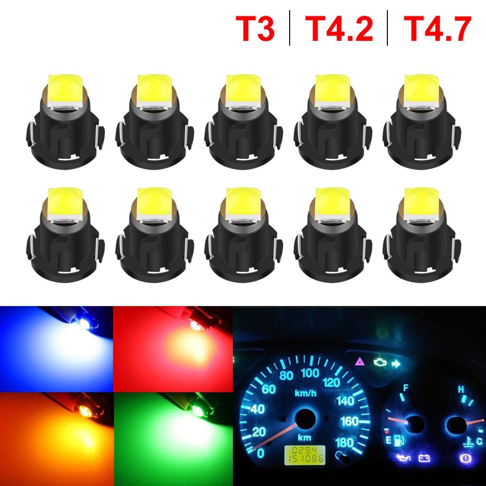 高亮儀錶盤 led 燈 T5 led 燈泡 T3 T4.2 W3W T4.7 led 3030 汽車內飾燈儀表燈自動