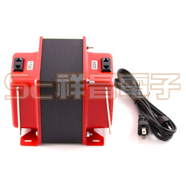 【祥昌電子】TC-1500 台製 雙向變壓器/升壓器/降壓器 110-220V 保險絲 110轉220 1500W