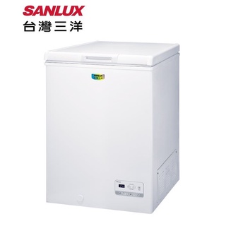 台灣三洋 SANLUX 105L 節能臥式冷凍櫃 SCF-108GE