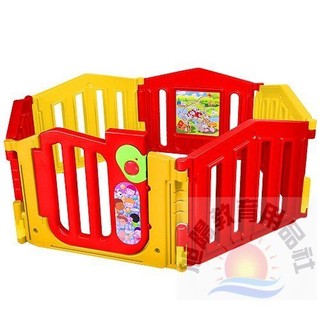 ※旭陽教育用品社※嬰幼玩具-親親 多功能組合式遊戲圍欄/遊戲球池(升級版附安全鎖) 不含綵球~附遊戲板、鎖門片~免運費