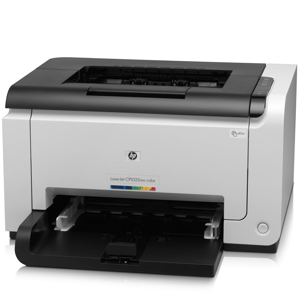 HP color CP1025NW 迷你彩色雷射印表機(二手中古機，含碳粉匣及感光鼓)