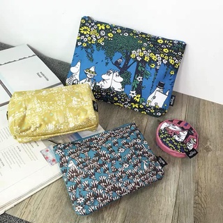 ☻朵朵日韓嚴選☻ 嚕嚕米 MOOMIN 多功能 精緻 拉鍊 小物包 化妝包 收納包 零錢包 四件組