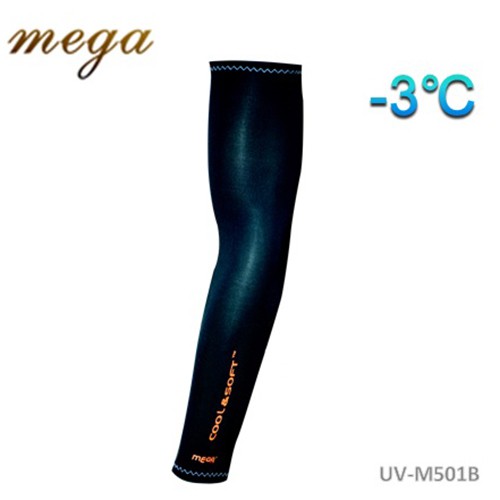 MEGA COOUV 防曬冰涼袖套 黑色 一般款 日本銷售冠軍 防曬 涼感 冰絲 袖套 附發票