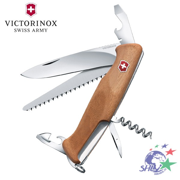 VICTORINOX 維氏瑞士刀 原木柄 10用瑞士刀 / 0.9561.63 / VN119【詮國】