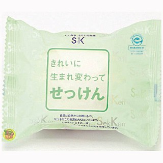 【JPGO】日本製 SK Soap 再生肥皂 香皂 洗臉.沐浴皂 100g