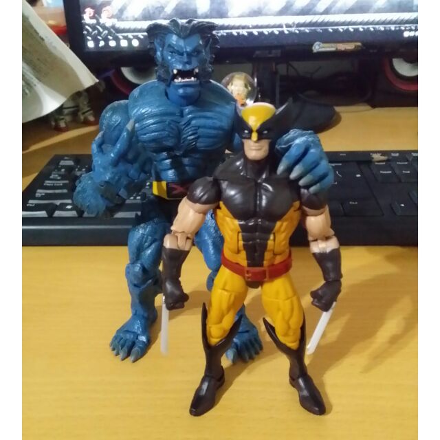 Marvel legends野獸加金鋼狼