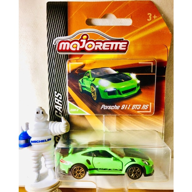 ☆免運現貨美捷輪 Majorette☆保時捷Porsche 911 GT3 RS經典綠蛙🐸黑綠雙色版金框🉑️自取
