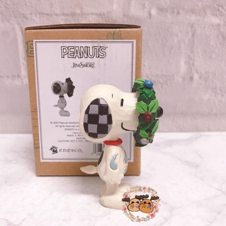 🗽Dona美國代購🗽現貨不必等 Enesco Snoopy 史努比戴花圈 塑像 公仔擺飾裝飾