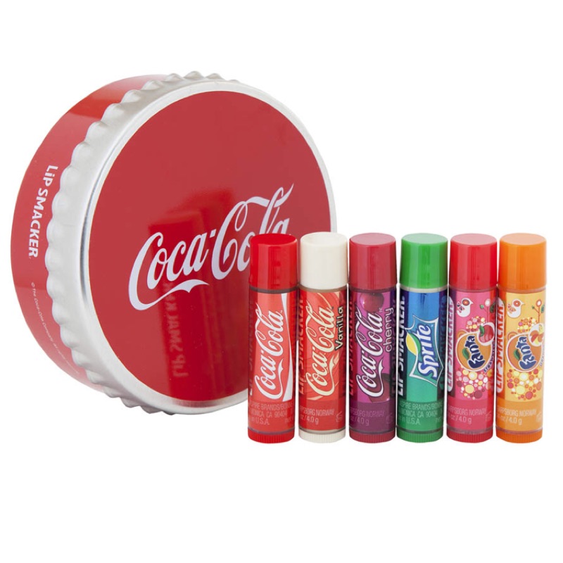 限時特價‼️CocaCola 可口可樂 瓶蓋造型盒 Lip Smacker 護唇膏