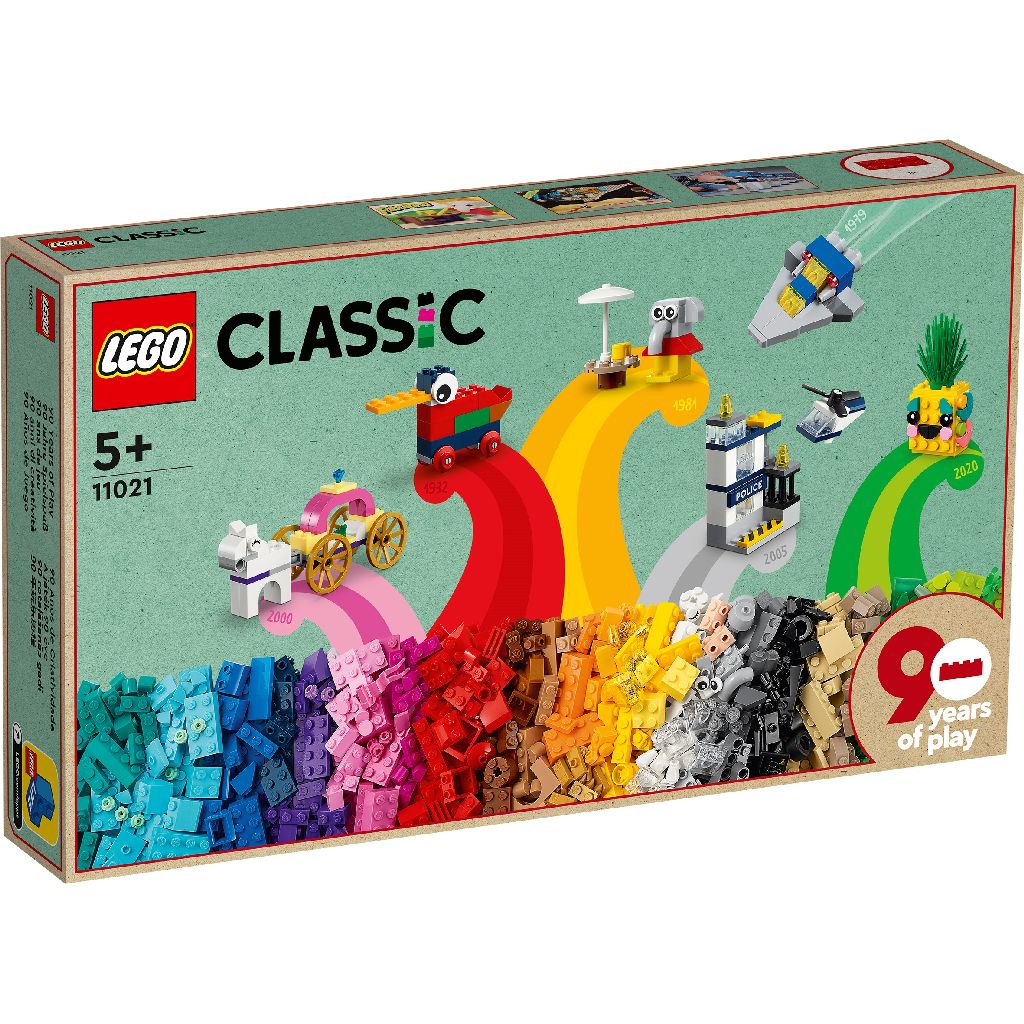 【自取1425元】台中＊＊宏富玩具＊＊樂高積木 LEGO Classic 11021 90年的玩樂