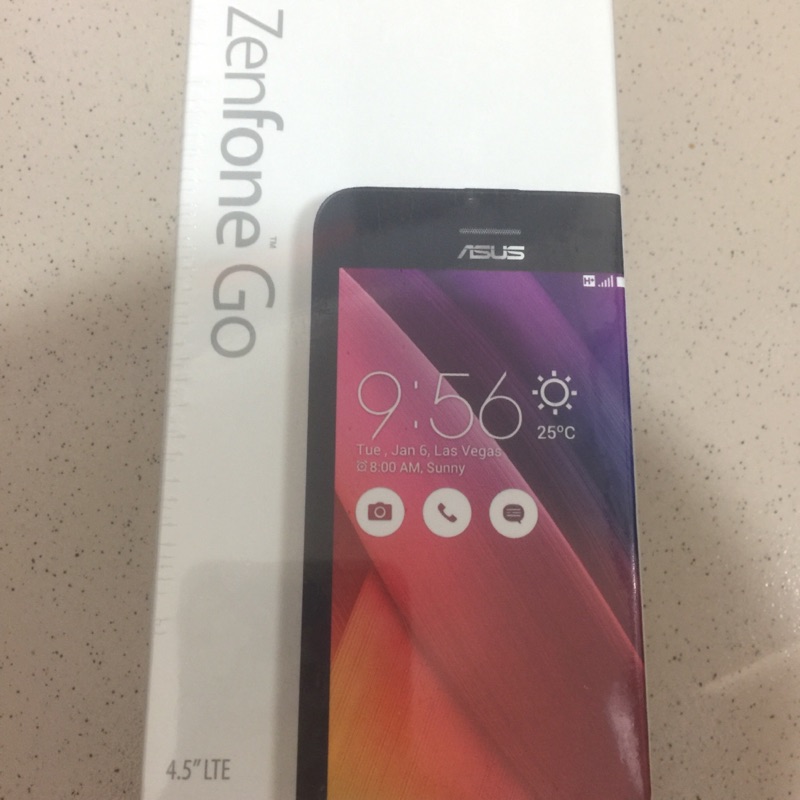 ASUS ZenFone Go ZB450KL 4G LTE雙卡雙待智慧型手機-白色（全新未拆-2016/9/19購入）