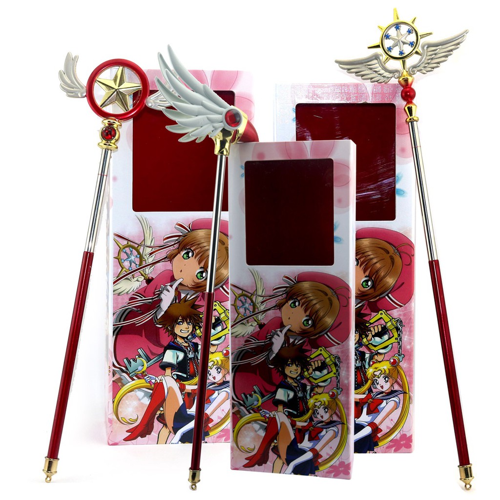 《周邊》百變小櫻 庫洛魔法使 小櫻 魔法棒 鳥頭杖 封印之杖 夢之杖 最終權杖 星之權杖 道具 玩具