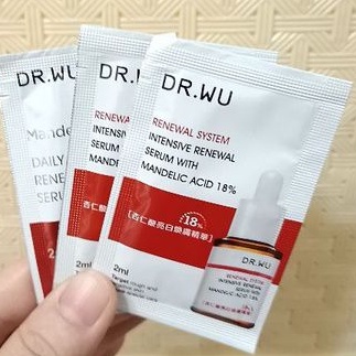 DR.WU 杏仁酸亮白煥膚精華18%體驗包