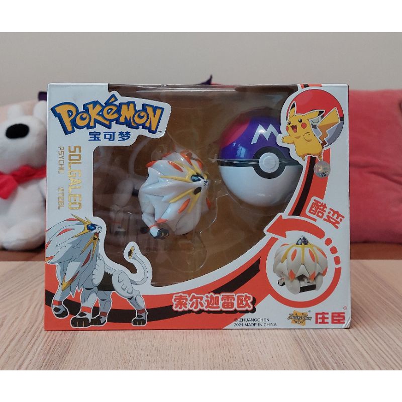 《正版玩具》莊臣 Pokémon 寶可夢 索爾迦雷歐 變形玩具 公仔