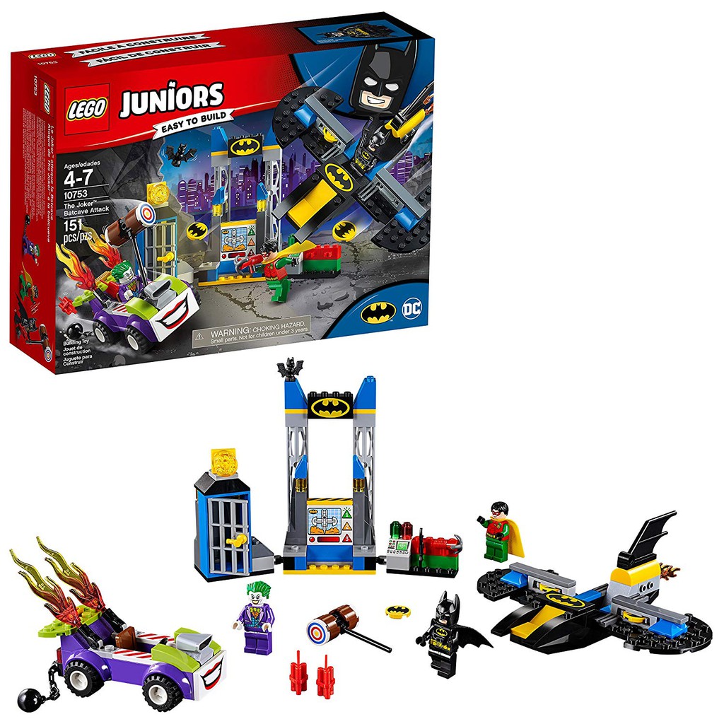 "Amber's 樂高小店”" Lego 10753 Juniors 小丑的蝙蝠洞攻擊