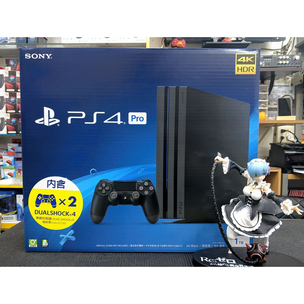 電玩貓 免運 可刷卡分期 Ps4 7218b 1tb Pro 極致黑主機台灣公司貨新品現貨 蝦皮購物