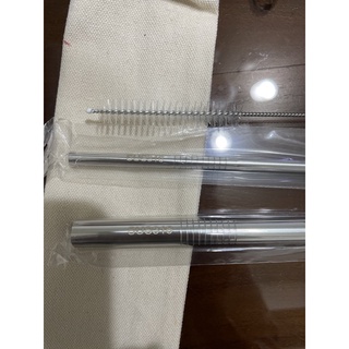 環保316不鏽鋼吸管組(3入一組 ）另有一個收納布套
