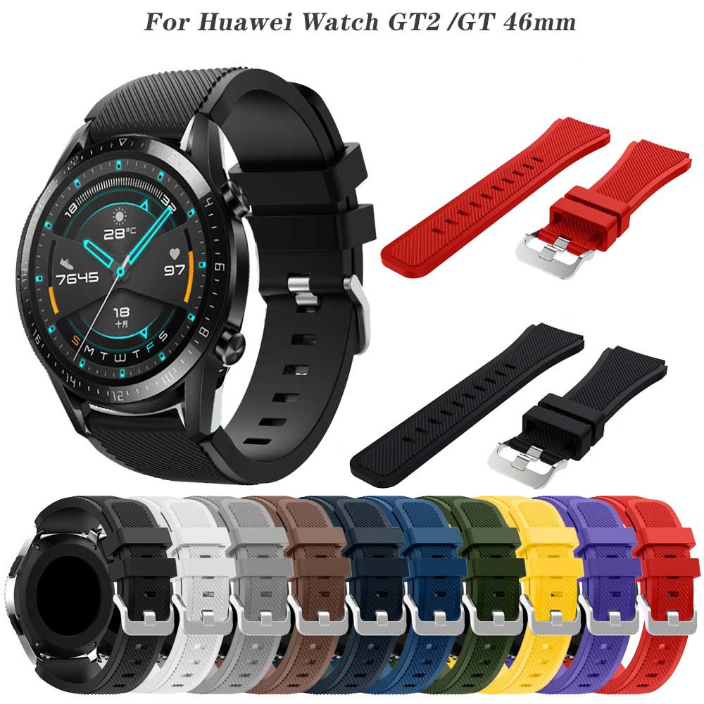 【SPG】適用於華為HUAWEI Watch GT GT2 46MM 智能手錶帶 運動錶帶 替換腕帶 手錶帶 22mm