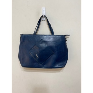 「 二手包 」 Diana Janes 真皮手提包（藍）131