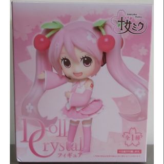 日版 日本正版 TAITO 櫻花初音 初音 初音未來 Q版公仔 模型/Doll Crystal/可愛/禮物/擺飾
