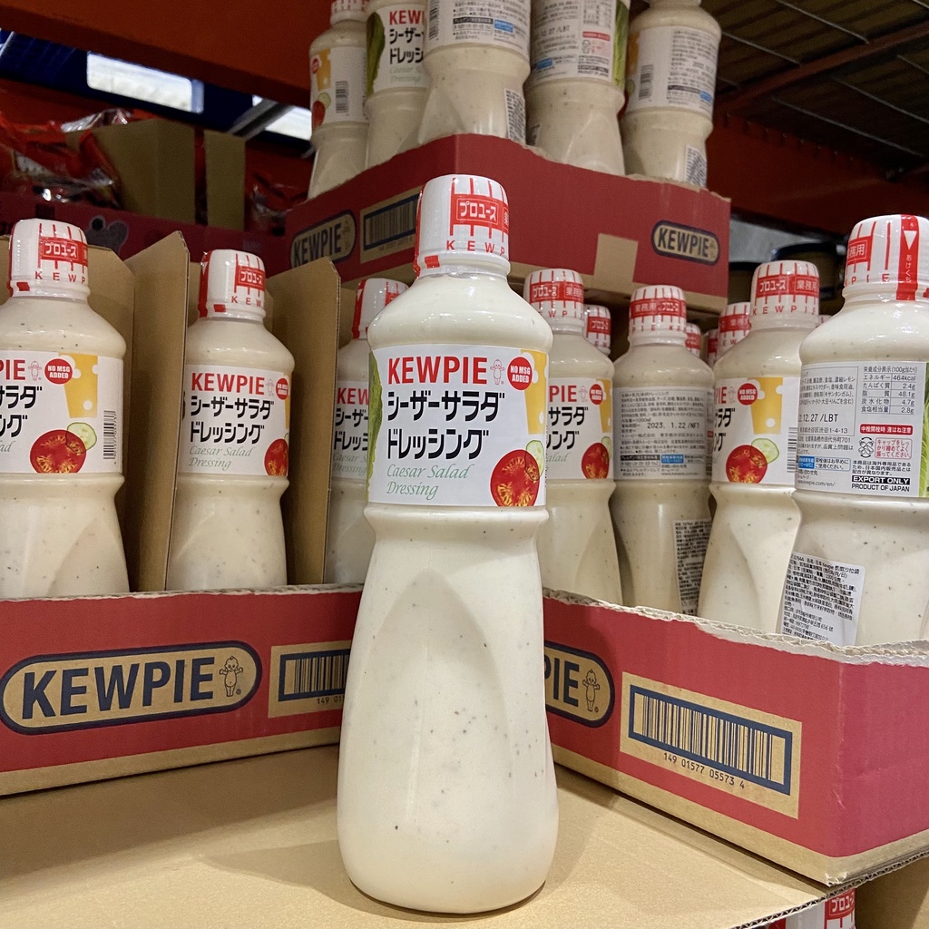 【好市多代購】Kewpie凱撒沙拉醬 1公升沙拉醬 凱薩沙拉調味醬 1000ML  Costco代購 #567944