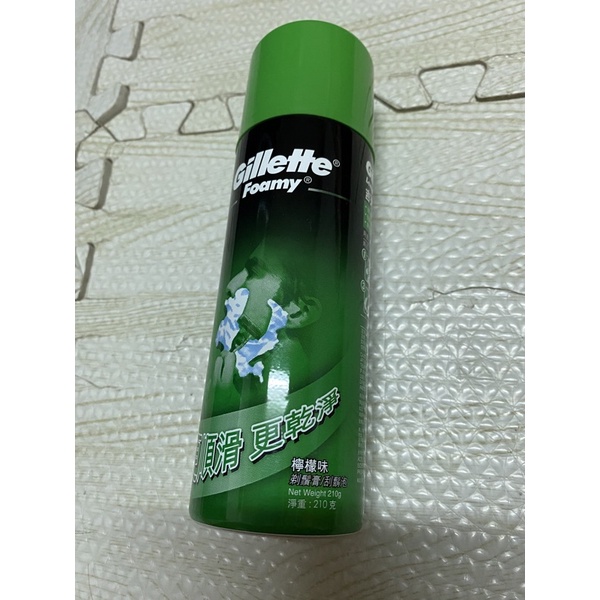 吉列Gillette  檸檬味 剃鬍膏 / 刮鬍泡210g  效期2024/12