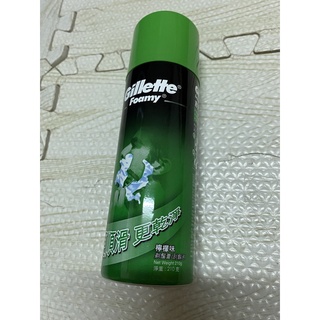 吉列Gillette 檸檬味 剃鬍膏 / 刮鬍泡210g 效期2024/12