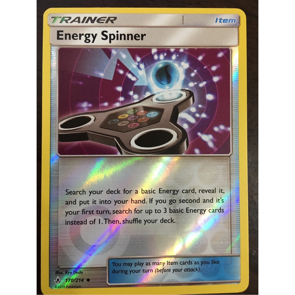  PTCG 美版 能量陀螺 Energy Sprinner